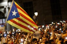 170.000 Orang Turun ke Jalan Menentang UU Amnesti Catalonia, Jadi Aksi Protes Terbesar di Spanyol