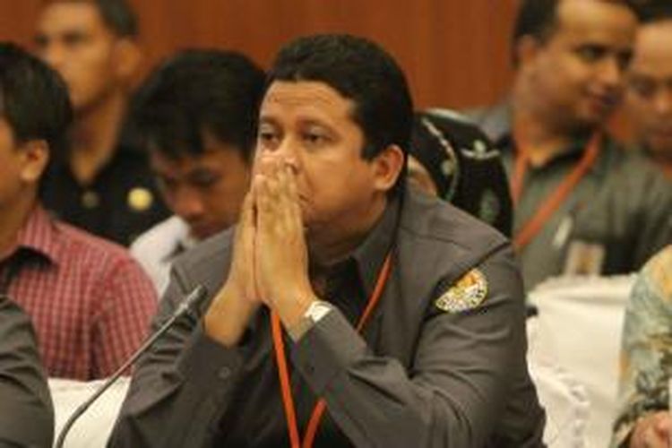 Ketua Badan Pengawas Pemilu (Bawaslu), Muhammad, menghadiri lanjutan sidang dugaan pelanggaran etik yang dilaksanakan oleh majelis hakim Dewan Kehormatan Penyelenggara Pemilu (DKPP) di Jakarta Pusat, Senin (11/8/2014). Dalam sidang ini, DKPP mempersilakan KPU dan Bawaslu untuk memberikan jawaban atas aduan yang dilayangkan pihak pengadu seperti terdiri dari Sigop M Tambunan, Tim Advokasi Independen untuk Informasi dan Keterbukaan Publik Ir Tonin Tachta Singarimbun dan Eggi Sudjana, dan Tim Aliansi Advokat Merah Putih Ahmad Sulhy.