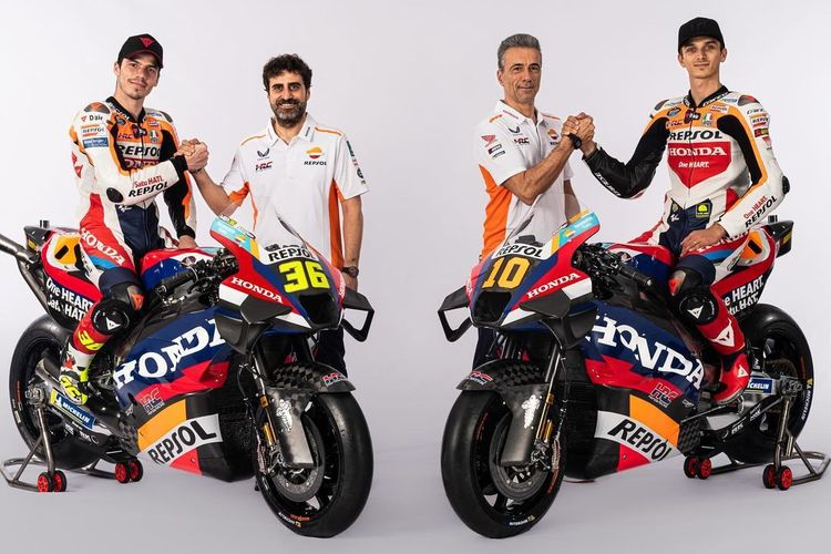 Repsol Honda mengusung livery baru pada MotoGP 2024