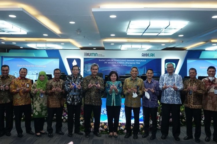 PT Wijaya Karya (Persero) Tbk. (WIKA) menggelar Rapat Umum Pemegang Saham Tahunan (RUPST) Tahun Buku 2021 di Jakarta, Selasa (12/04/2022).