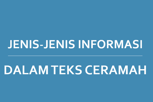 Jenis-jenis Informasi dalam Teks Ceramah