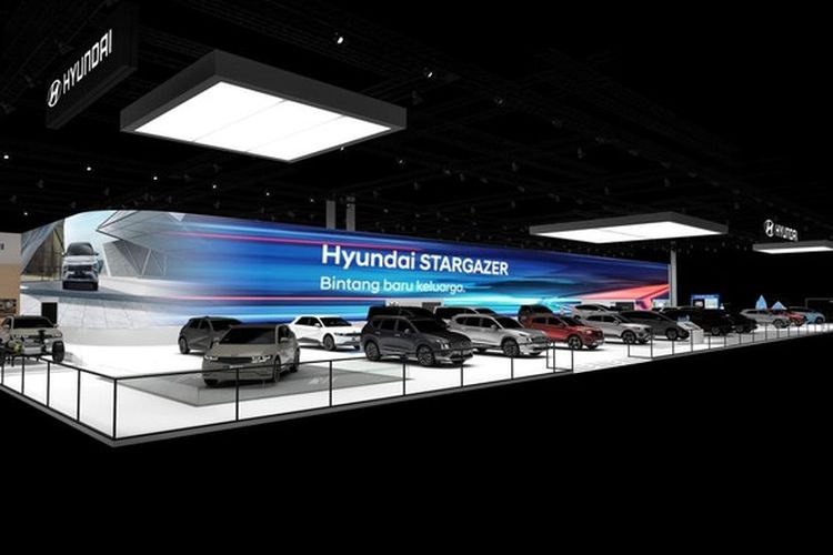 Ilustrasi booth Hyundai di GIIAS 2022