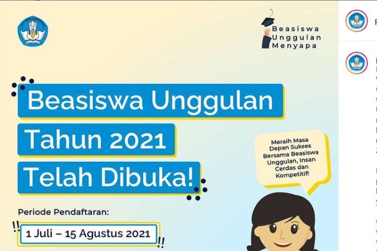 Beasiswa Unggulan Kemendikbud 2021
