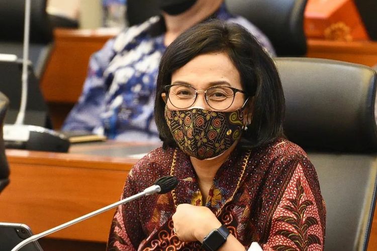 Menteri Keuangan Sri Mulyani Indrawati dalam rangka pembahasan pembicaraan pendahuluan RAPBN 2023 bersama Badan Anggaran DPR RI di Jakarta, Senin (27/6/2022).