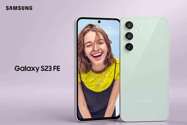 Samsung Galaxy S23 FE varian warna Mint.
