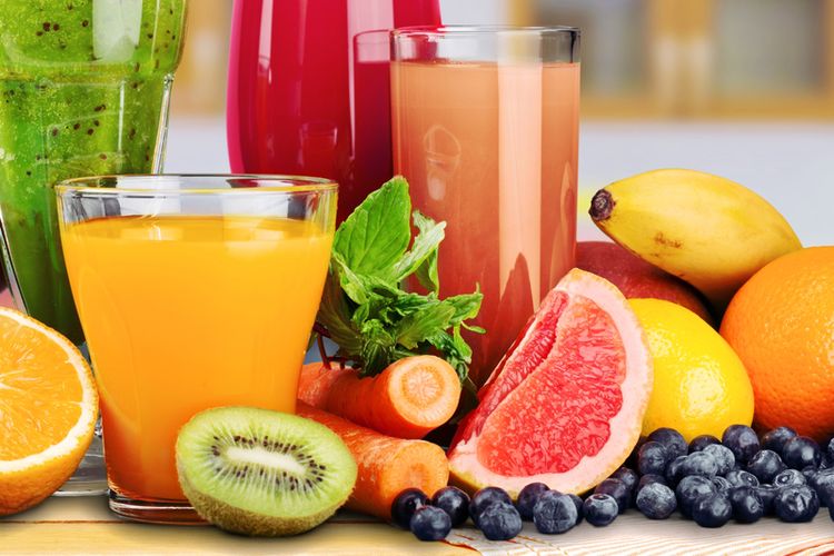 Ilustrasi jus buah, , minuuman pantangan saat kadar gula darah tinggi, jus buah termasuk minuuman pantangan saat kadar gula darah tinggi