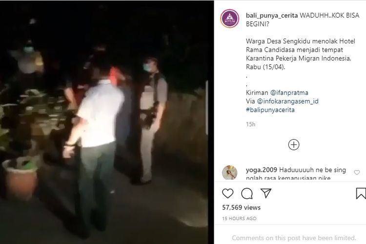  Viral video sekelompok warga menghadang sebuah bus. Dari video yang diunggah akun Instagram @bali_punya_cerita, terlihat sekelompok warga berdiri di tengah jalan, meminta bus untuk mundur.