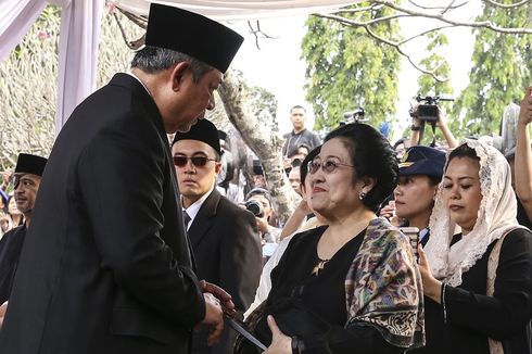 Jejak Perjumpaan dan Jabat Tangan SBY-Megawati di Tengah 