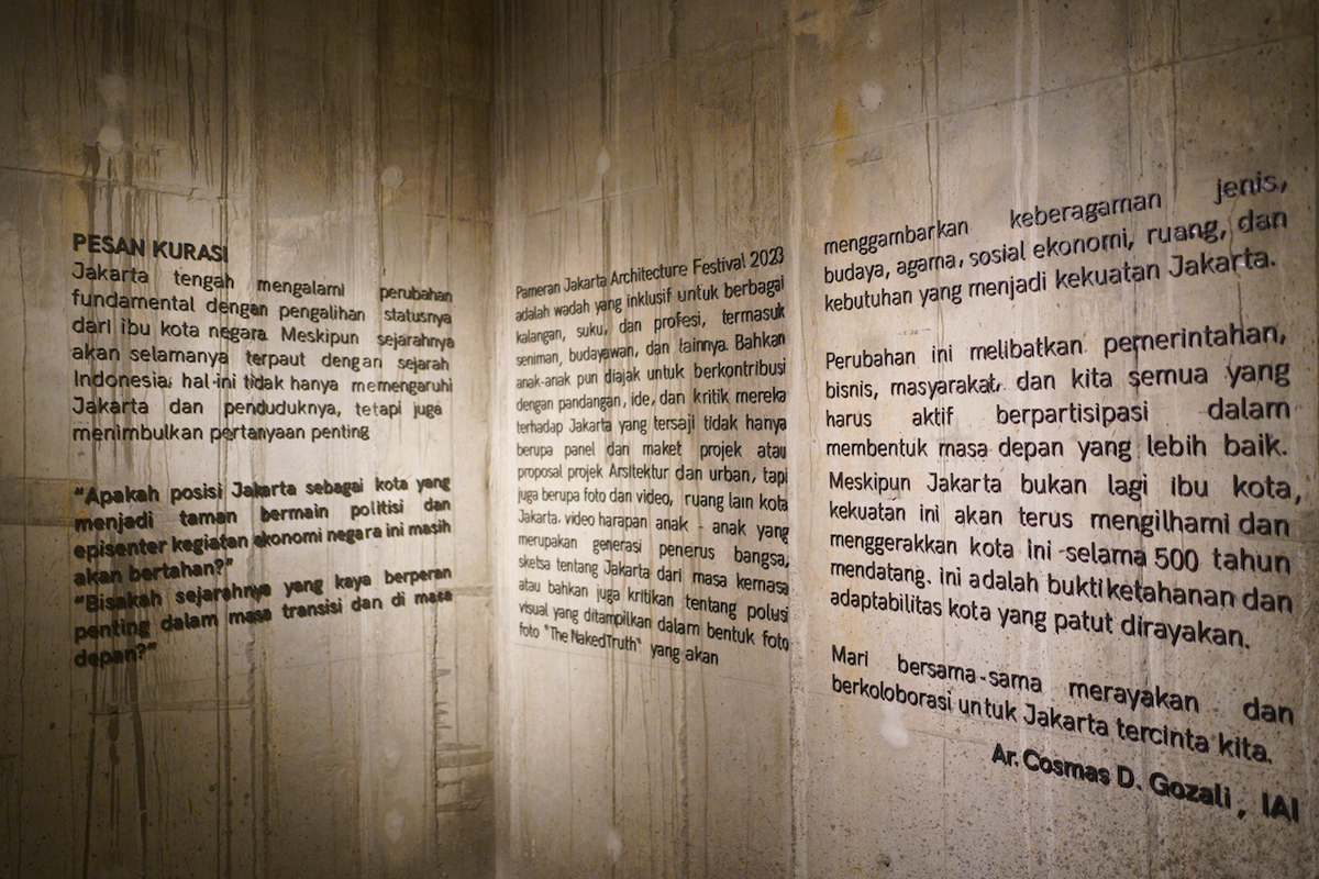 Jakarta Architecture Festival (JAF) 2023 usai digelar pada 30 September 2023.