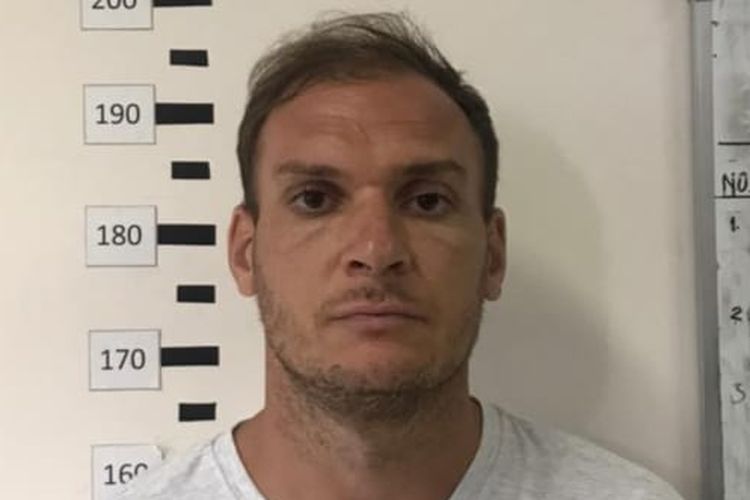 Russian Interpol fugitive Andrew Ayer alias Andrew Kovalenko in a mugshot on Thursday, (11/2/2021)