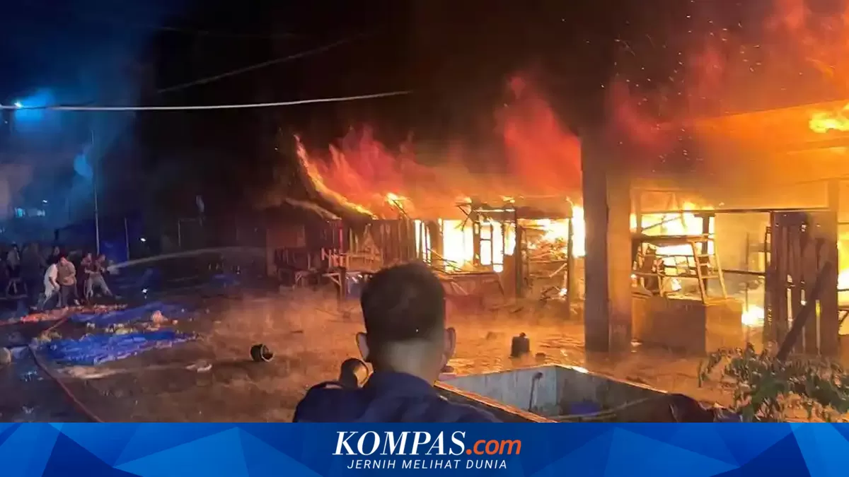 Pasar Nauli Sibolga 90 Persen Rusak, Wali Kota Bantah Isu Sengaja Dibakar