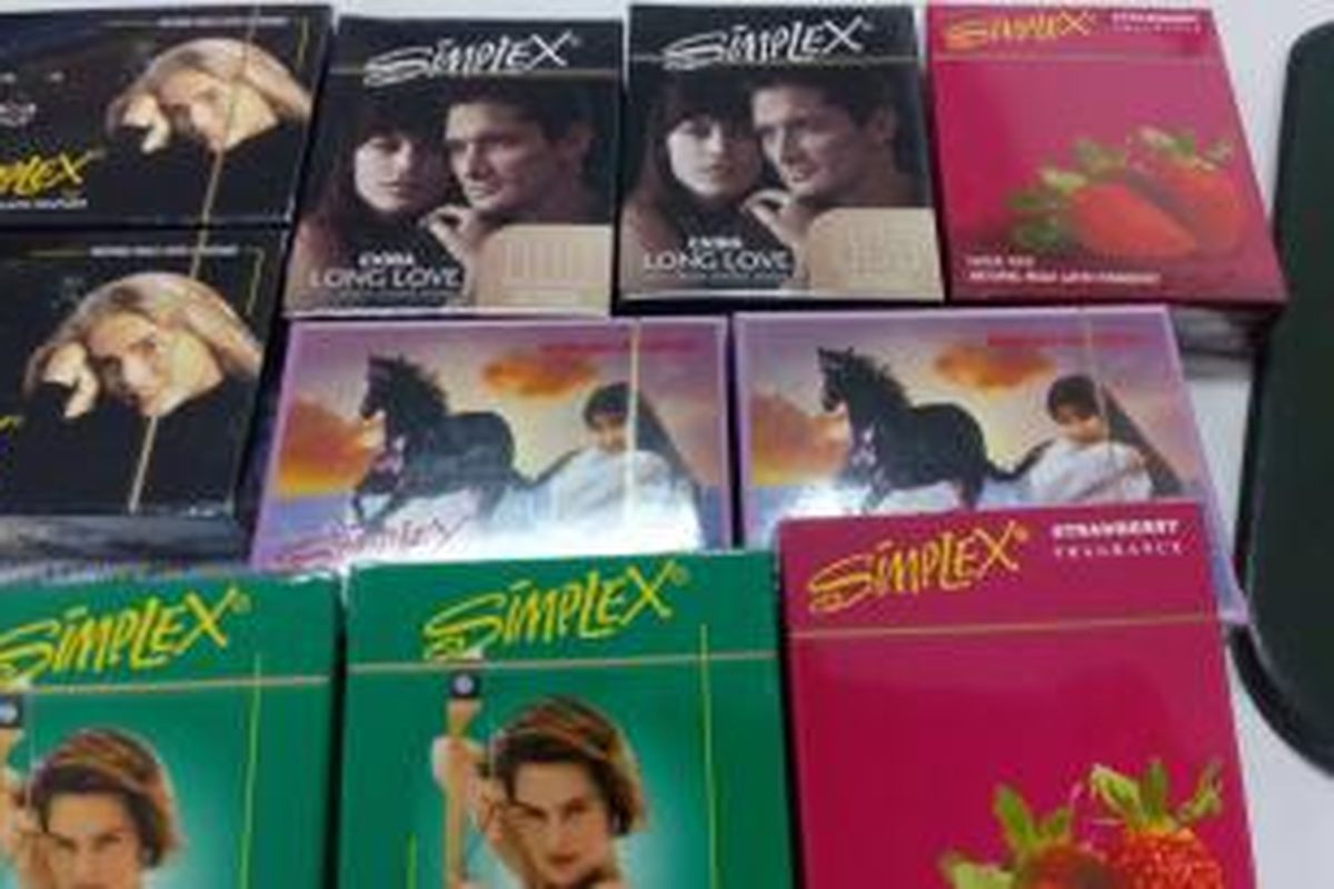 Ilustrasi: Kondom merek Simplex produksi PT Vonix Latexindo