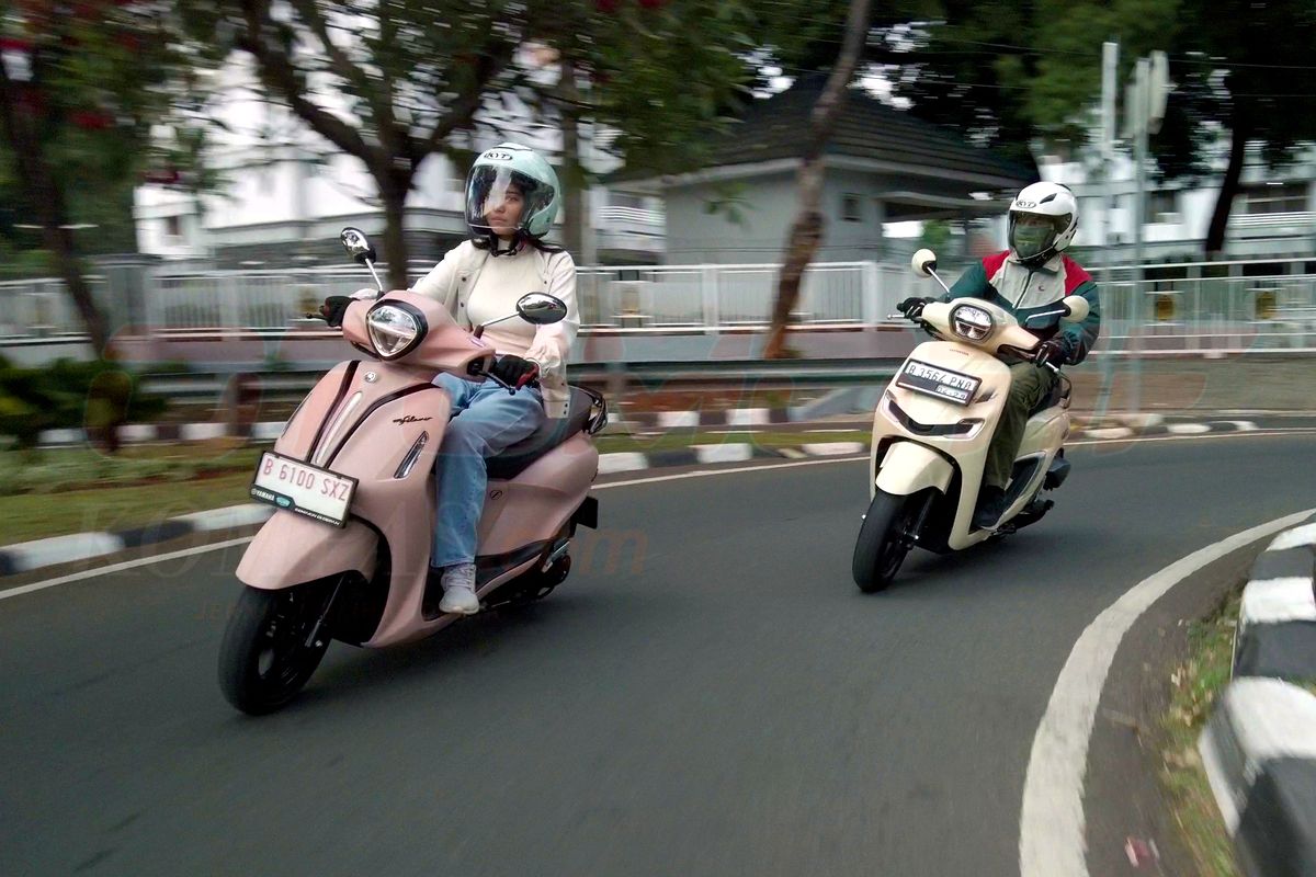 Yamaha Grand Filano dan Honda Stylo