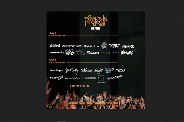 Pergelaran musik The Sounds Project Series Depok