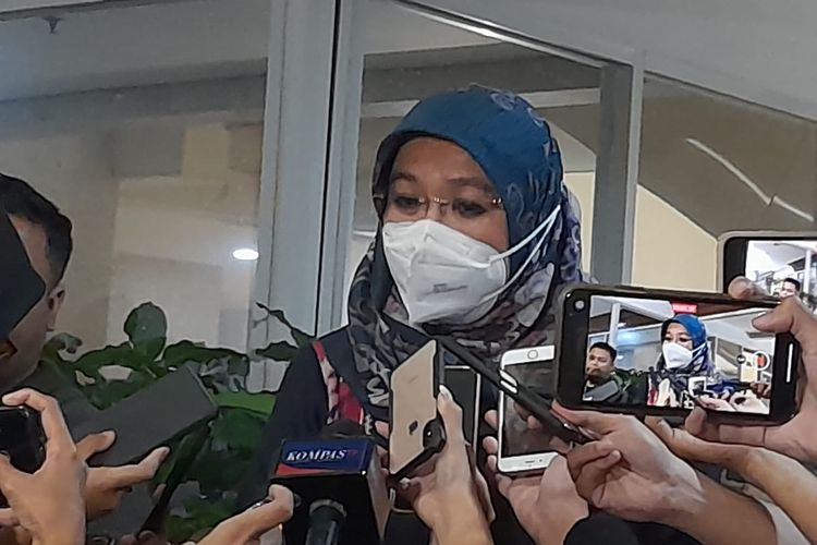 Kepala Biro Komunikasi dan Pelayanan Publik Kemenkes Siti Nadia Tarmizi ditemui di Kompleks Parlemen Senayan, Jakarta, Rabu (2/11/2022). 