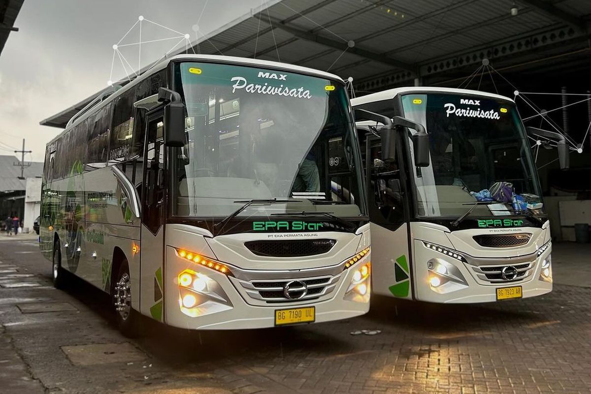 Bus baru PO EPA Star divisi pariwisata