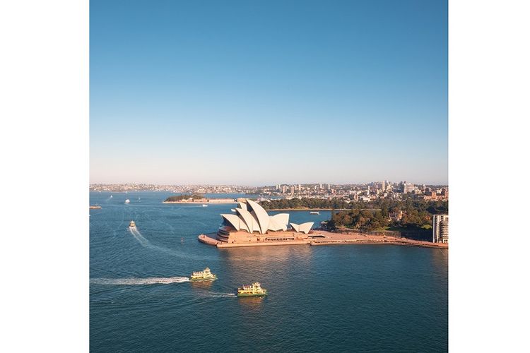 Ilustrasi Sydney Opera House. 