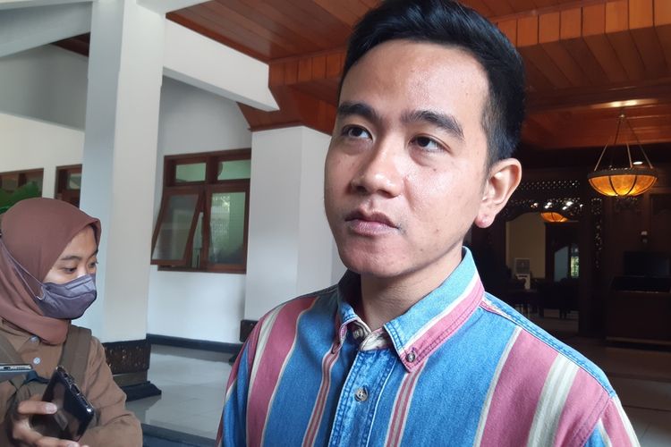 Wali Kota Solo sekaligus kakak kandung Kaesang, Gibran Rakabuming Raka di Solo, Jawa Tengah, Selasa (13/6/2023).