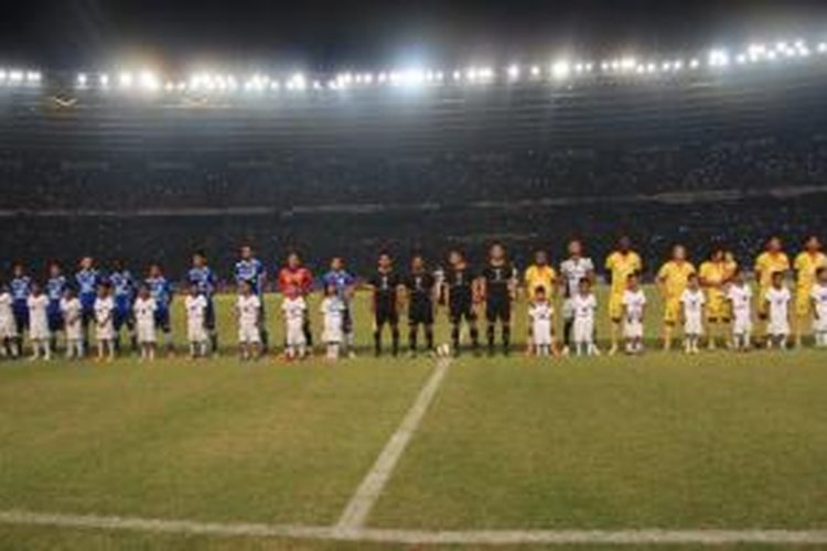 Persib Bandung dan Sriwijaya FC di final Piala Presiden 2015, Minggu (18/10/2015). 