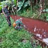 Awal Mula Aliran Sungai Cimeta di Bandung Barat Berwarna Merah