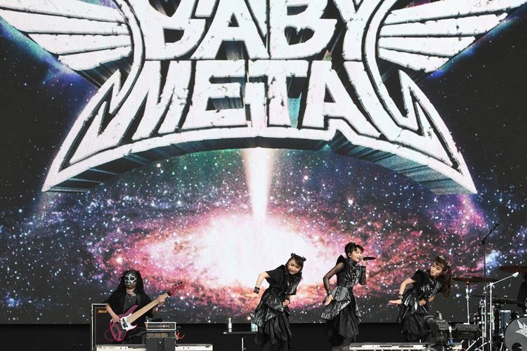 Babymetal tampil di Glastonbury Festival, 2019.