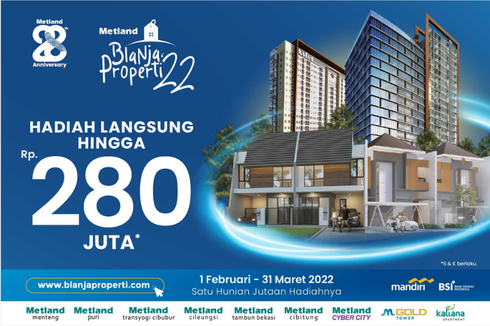 Ingin Beli Rumah? Pameran Metland Expo Blanjaproperti’22 Tawarkan Banyak Promo Menarik