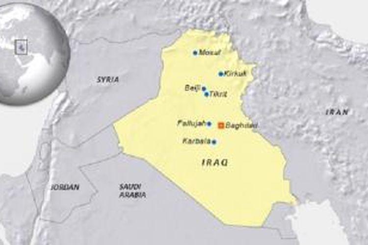 Peta Irak