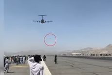 Video Warga Afghanistan Jatuh Puluhan Meter dari Pesawat Militer di Bandara Kabul