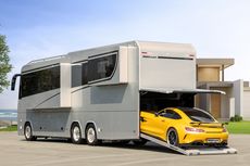 Bentuk Motorhome yang Bisa Angkut Mobil