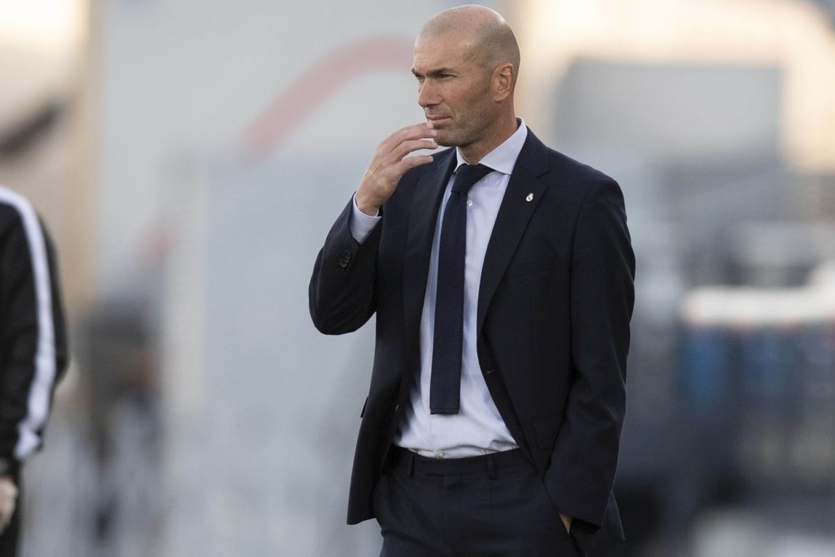 Pelatih Real Madrid, Zinedine Zidane.