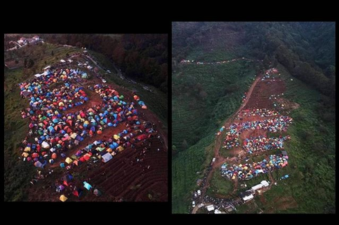 Viral Foto Bukit Alas Bandawasa Ramai Pengunjung, Ini Kata Salah Satu Pengunjung