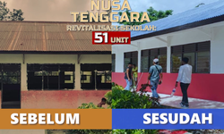 Tingkatkan Kualitas Pendidikan, 454 Toilet dan 478 Sekolah Diperbaiki