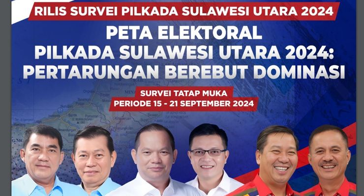 Survei Poltracking Indonesia, Pasangan Elly Lasut-Hanny Joost Unggul di Pilkada Sulut 2024