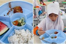Lauk Ayam di Menu Makan Bergizi Gratis Hari Kedua Bikin Siswa SD Palembang Lahap Makan