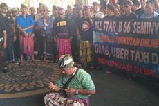 Ratusan Sopir di Bali Demo Tolak Angkutan 
