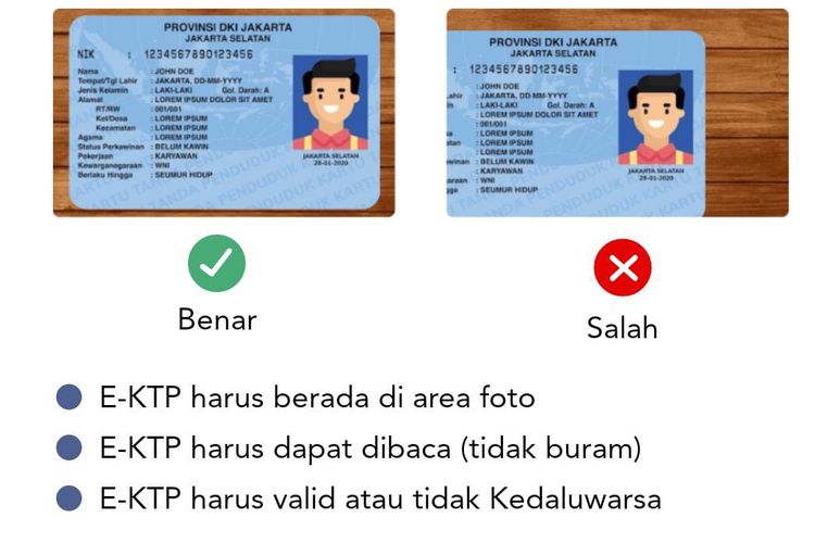 Cara mengambil gambar KTP untuk verifikasi profil di aplikasi Signal