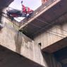 Tabrak Drum Beton, Pengendara Motor Jatuh dari Flyover Pelabuhan Tanjung Emas Semarang