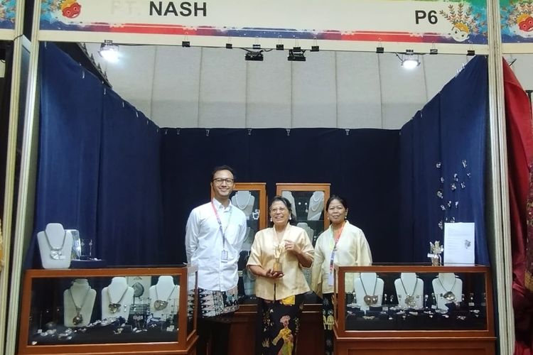 Booth NASH dalam Kriyanusa Pameran Kerajinan Indonesia di Jakarta Convention Center (JCC) Senayan. 