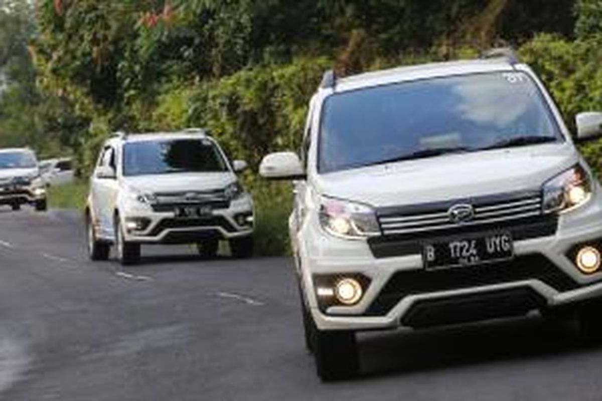 New Daihatsu Terios saat digeber di Bali dalam media test drive, 16-18 April 2015.