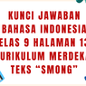 Kunci Jawaban Bahasa Indonesia Kelas 9 Halaman 130 Kurikulum Merdeka, Teks “Smong”