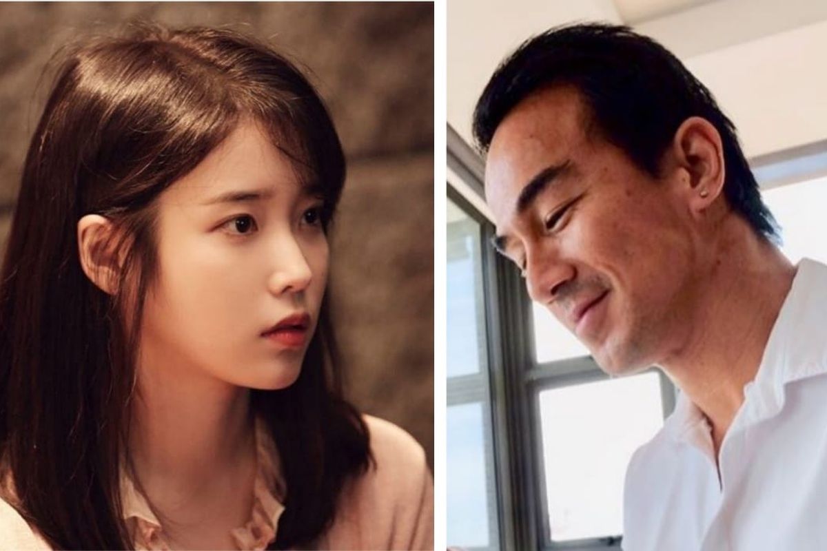 Penyanyi asal Korea Selatan IU dan aktor Joe Taslim