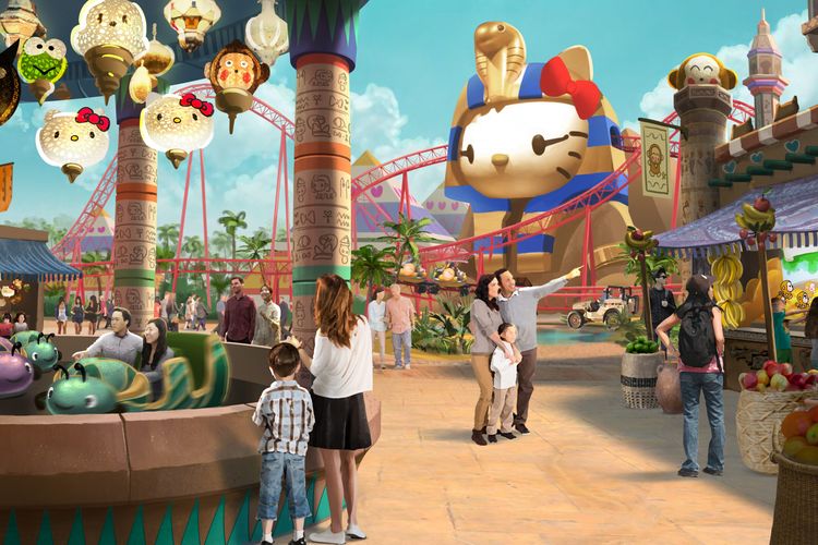 Sanya Hello Kitty Theme Park Resort akan dibangun di daerah Teluk Haitang, Cina dan rencananya akan dibuka pada tahun 2025 mendatang.