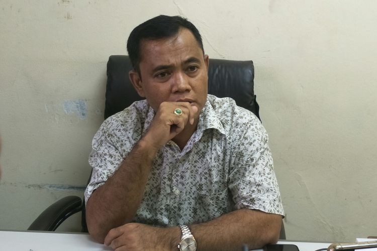Ayah mendiang Bibi Andriansyah, Faisal, ditemui di kawasan Tanah Abang, Jakarta Pusat, Senin (17/1/2022).