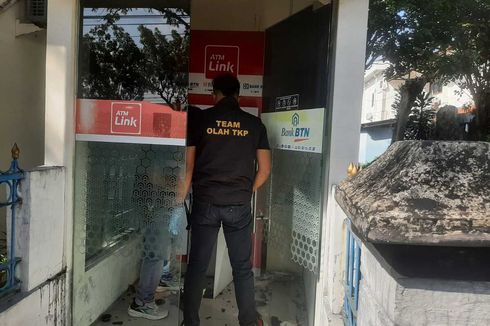 Pembobol Mesin ATM di Solo Gagal Menggasak Uang, Diduga Kebingungan Membuka Brankas