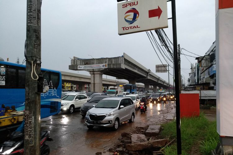 Kondisi keluat tol Jakasampurna, inspeksi Kalimalang