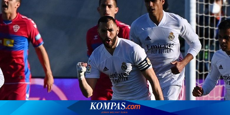 Cetak 2 Gol Karim Benzema Panaskan Persaingan Top Skor Liga Spanyol Halaman All Kompas Com