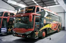 Lampu Sorot Depan Jadi Aksesori yang Banyak Dipasang Bus Sumatera