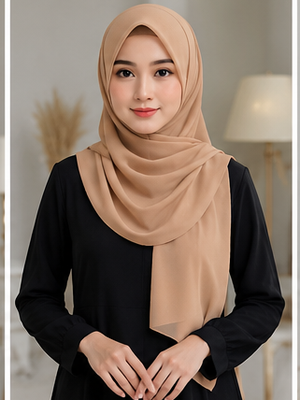 Inspirasi warna jilbab yang cocok dipadukan dengan gamis hitam, mulai dari nuansa netral, soft, earthy, hingga bold yang elegan.
