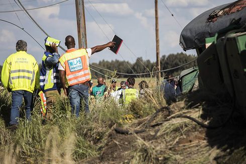 Kecelakaan Kereta Api di Afrika Selatan, 200 Lebih Penumpang Luka-luka