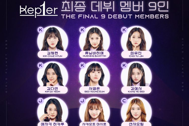Girl group hasil ajang survival Girls Planet 999, Kep1er, bakal debut pada December 2021